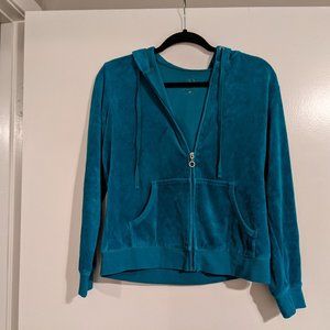 NY&CO full-zip velour hoodie